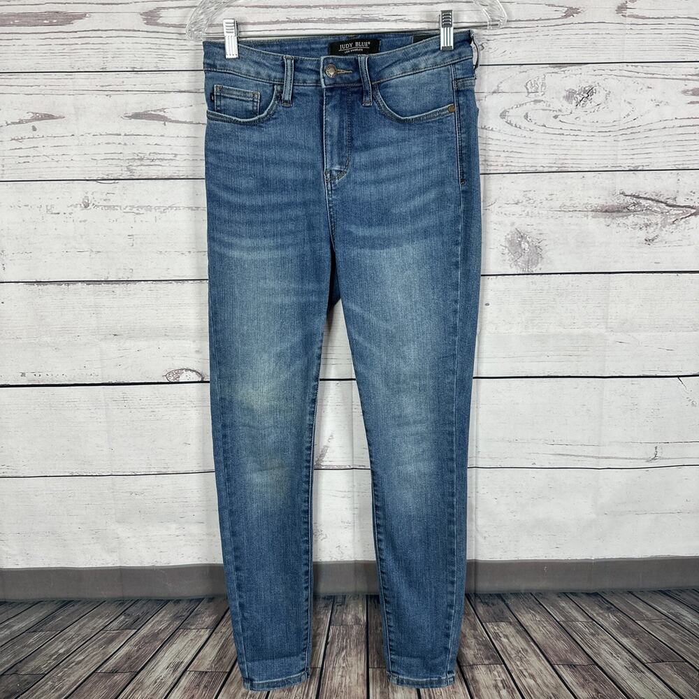 Judy Blue Jeans Womens‎ 25 Blue Skinny Comfort Shaping Stretch Midrise